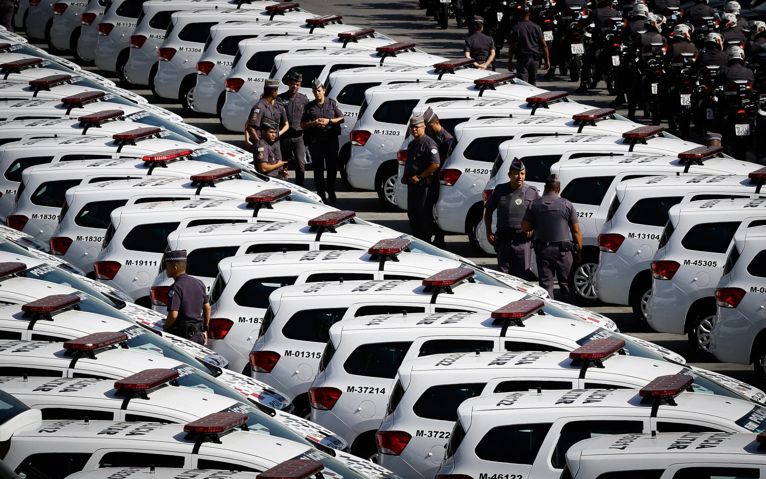 O Governador João Doria faz entrega um total de 1736 viaturas para a Polícia Militar em todo o Estado de São Paulo.