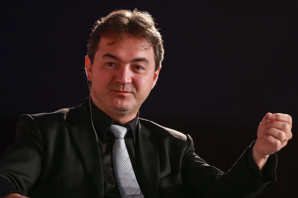 Picture released by Brazil Photo Press taken on October 27, 2015, showing Joesley Batista, an executive from meat packing giant JBS, speaking during the Brazil Summit seminar in Sao Paulo, Brazil.Brazil's Michel Temer hoped to save his presidency on May 19, 2017 by persuading the corruption-riddled Congress to back him, despite growing calls for his head in the country's explosive new graft scandal which started with the revelation in O Globo newspaper on Wednesday that he had been been secretly recorded while talking to Batista on March 7. Temer is accused of having given his blessing to payments meant to keep the former speaker of the lower house, Eduardo Cunha, from spilling secrets while he is in prison for taking millions of dollars in bribes. / AFP PHOTO / BRAZIL PHOTO PRESS / Vanessa CARVALHO / RESTRICTED TO EDITORIAL USE - MANDATORY CREDIT "AFP PHOTO / BRAZIL PHOTO PRESS / VANESSA CARVALHO" - NO MARKETING NO ADVERTISING CAMPAIGNS - DISTRIBUTED AS A SERVICE TO CLIENTS (Photo credit should read VANESSA CARVALHO/AFP/Getty Images)