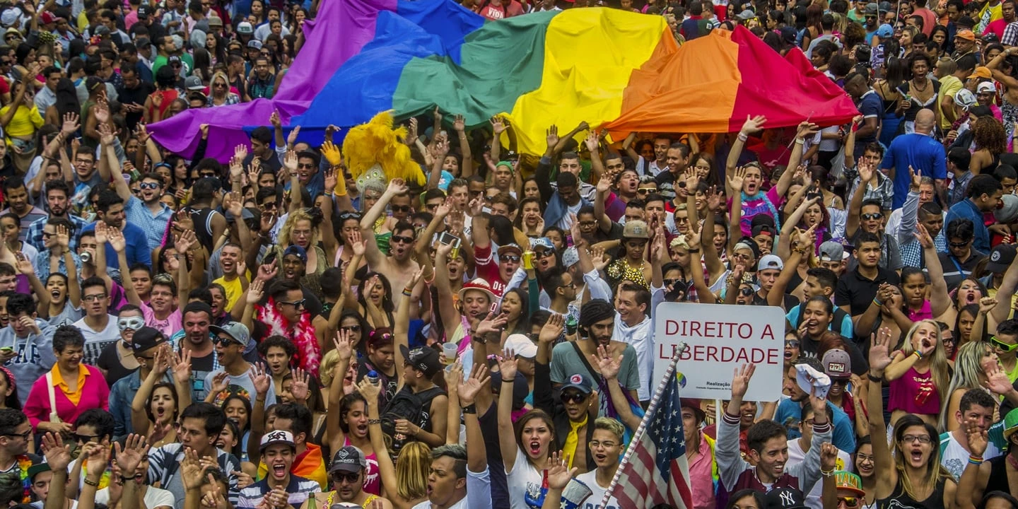 Bolsonarismo tem validade. Em 2015, Parada do Orgulho LGBT, na Avenida Paulista. Foto: Cris Faga/Fox Press Photo/Folhapress