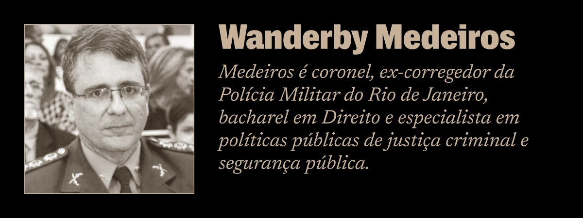 Wanderby Medeiros, coronel e ex-corregedor da Polícia Militar do Rio de Janeiro