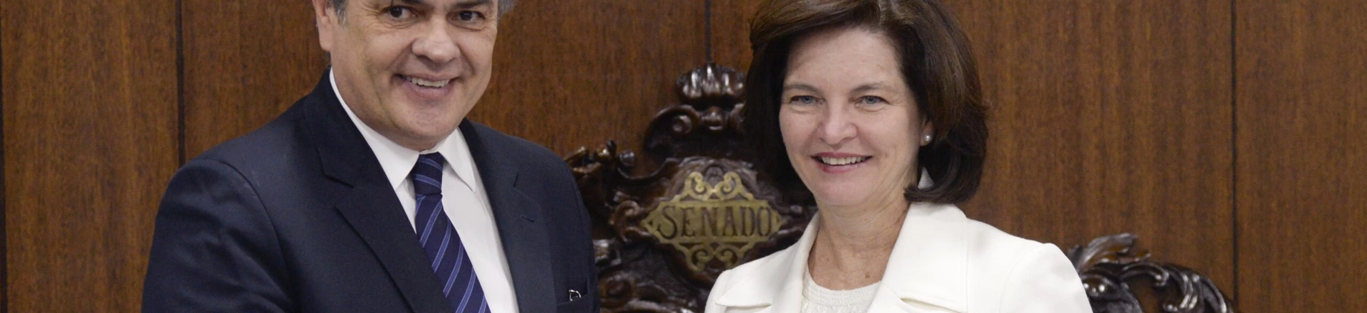Presidente em exercício do Senado Federal, senador Cássio Cunha Lima (PSDB-PB) recebe indicada para a Procuradoria Geral da República, Raquel Dodge.Foto: Jefferson Rudy/Agência Senado Presidente em exercício do Senado Federal, senador Cássio Cunha Lima (PSDB-PB) recebe indicada para a Procuradoria Geral da República, Raquel Dodge.Foto: Jefferson Rudy/Agência Senado