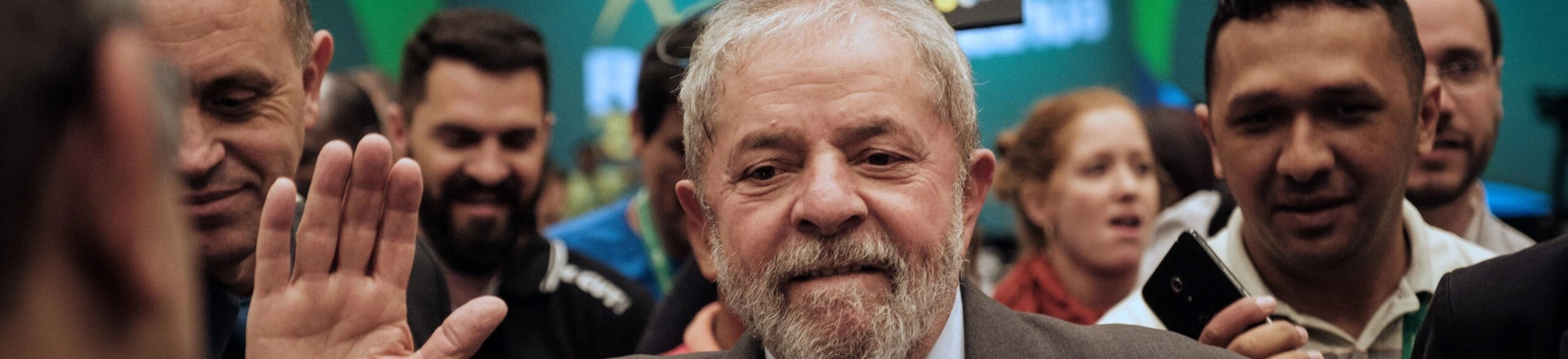 Brazil's former president (2003-2011) Luiz Inacio Lula da Silva waves during the second congress of the IndustriALL Global Union in Rio de Janeiro, Brazil on October 4, 2016.
IndustriALL Global Union represents workers in the mining, energy and manufacturing sectors in 140 countries around the world. / AFP / YASUYOSHI CHIBA (Photo credit should read YASUYOSHI CHIBA/AFP/Getty Images) Brazil's former president (2003-2011) Luiz Inacio Lula da Silva waves during the second congress of the IndustriALL Global Union in Rio de Janeiro, Brazil on October 4, 2016.
IndustriALL Global Union represents workers in the mining, energy and manufacturing sectors in 140 countries around the world. / AFP / YASUYOSHI CHIBA (Photo credit should read YASUYOSHI CHIBA/AFP/Getty Images)