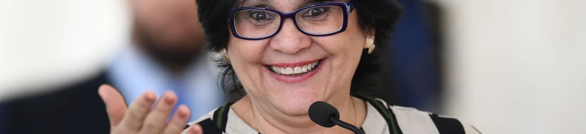 Brazilian Minister of Human Rights, Family and Women Damares Alves delivers a speech during the International Youth Day celebration at Planalto Palace in Brasilia on August 16, 2019. (Photo by EVARISTO SA / AFP) (Photo credit should read EVARISTO SA/AFP via Getty Images) Brazilian Minister of Human Rights, Family and Women Damares Alves delivers a speech during the International Youth Day celebration at Planalto Palace in Brasilia on August 16, 2019. (Photo by EVARISTO SA / AFP) (Photo credit should read EVARISTO SA/AFP via Getty Images)