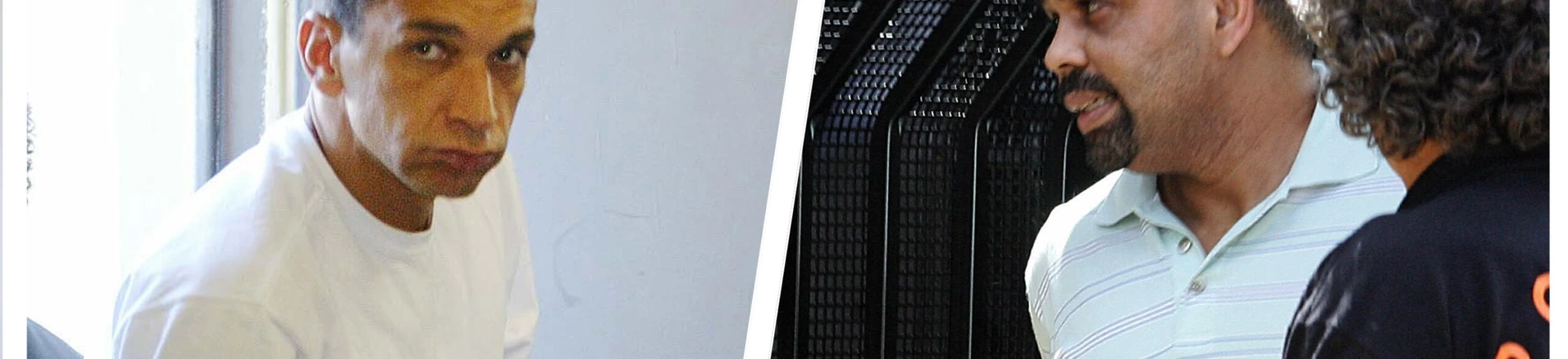 Brasilia, BRAZIL: Brazilian drug trafficker Luiz Fernando da Costa (2-L) a.k.a. Fernandinho Beira-Mar is seen next to federal police officers upon his arrival from Maceio (NE Brazil) at Police headquarters in Brasilia, 24 March 2006. AFP PHOTO/Evaristo SA (Photo credit should read EVARISTO SA/AFP/Getty Images) Brasilia, BRAZIL: Brazilian drug trafficker Luiz Fernando da Costa (2-L) a.k.a. Fernandinho Beira-Mar is seen next to federal police officers upon his arrival from Maceio (NE Brazil) at Police headquarters in Brasilia, 24 March 2006. AFP PHOTO/Evaristo SA (Photo credit should read EVARISTO SA/AFP/Getty Images)