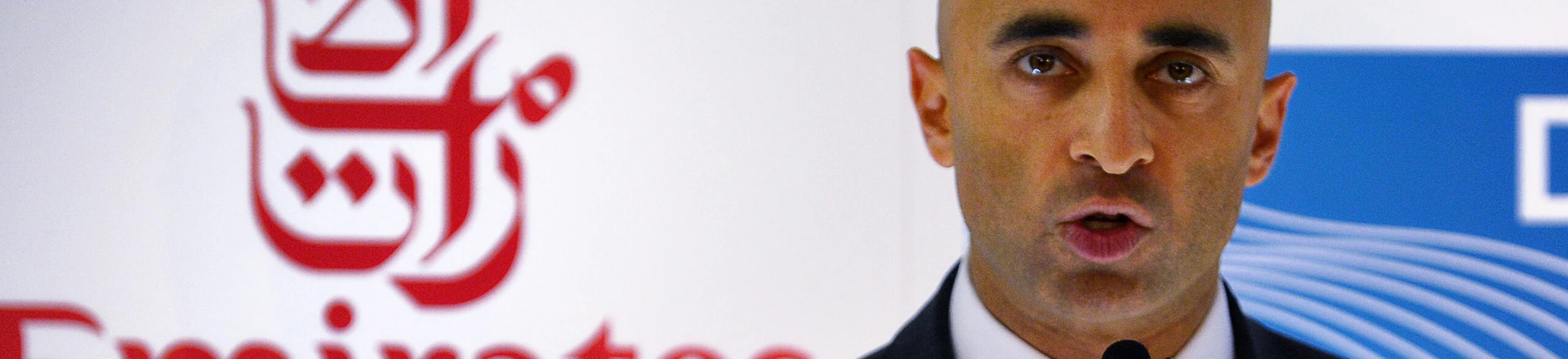 Yousef Al Otaiba, UAE Ambassador to the United States, talks during a news conference on Thursday, Feb. 2, 2012 in Grapevine, Texas. The arrival of Emirates first flight from Dubai International Airport (DXB) to Dallas/Fort Worth International Airport (DFW). The service marks DFW Airport’s first commercial non-stop flight to the Middle East. (AP Photo/The Fort Worth Star-Telegram, Max Faulkner) MAGS OUT Yousef Al Otaiba, UAE Ambassador to the United States, talks during a news conference on Thursday, Feb. 2, 2012 in Grapevine, Texas. The arrival of Emirates first flight from Dubai International Airport (DXB) to Dallas/Fort Worth International Airport (DFW). The service marks DFW Airport’s first commercial non-stop flight to the Middle East. (AP Photo/The Fort Worth Star-Telegram, Max Faulkner) MAGS OUT