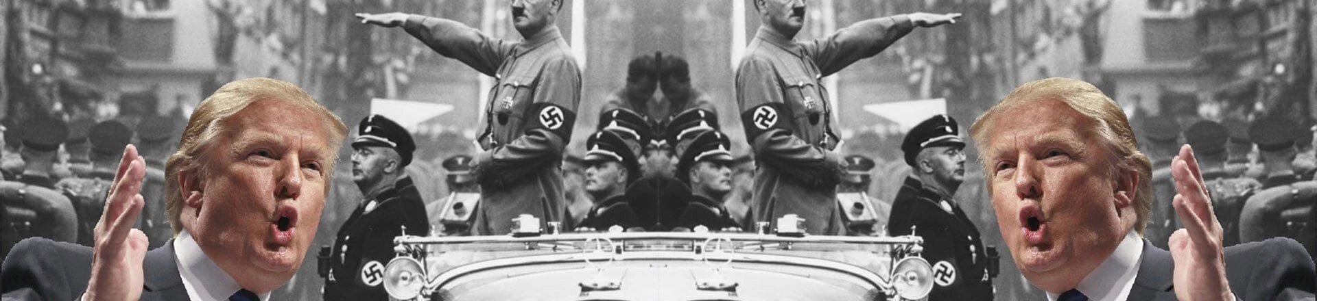 Paralelos entre Trump e Hitler ficam cada dia mais óbvios. Paralelos entre Trump e Hitler ficam cada dia mais óbvios.