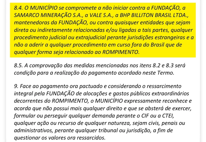 Samarco oferece dinheiro para que prefeitos abram mão de indenização bilionária por Mariana Samarco oferece dinheiro para que prefeitos abram mão de indenização bilionária por Mariana