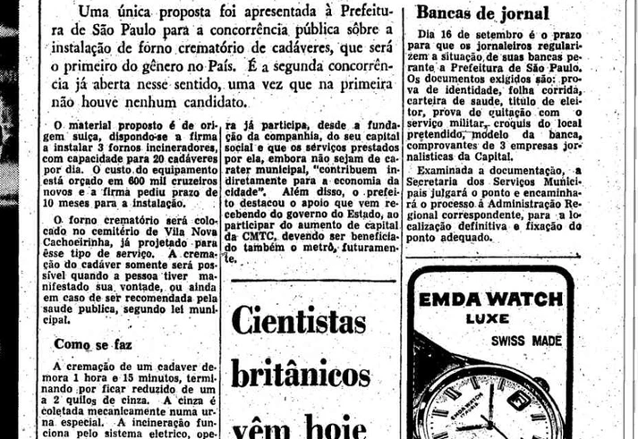 Documentos inéditos indicam que Crematório da Vila Alpina foi planejado para ocultar cadáveres da ditadura